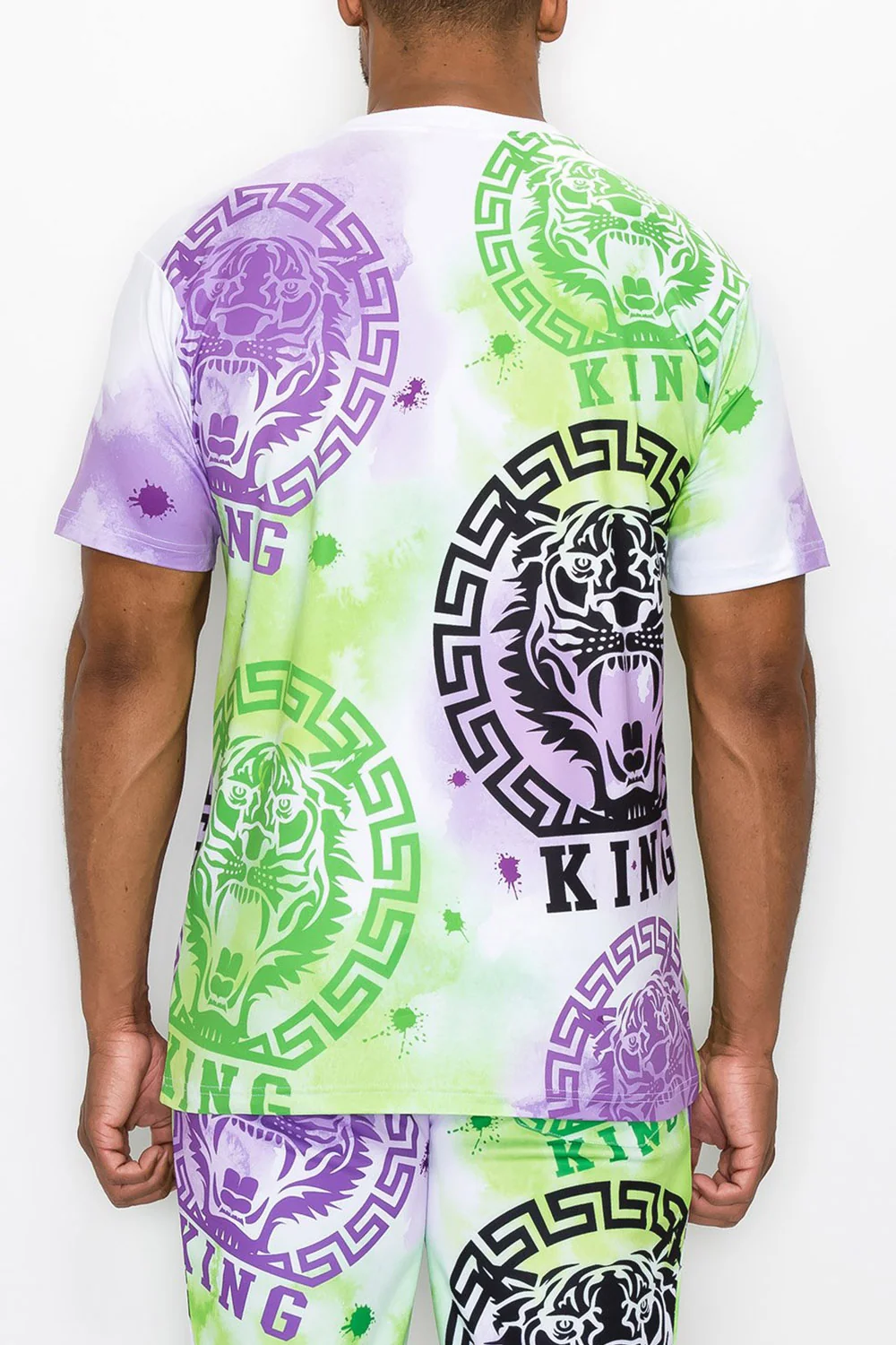 Tie Dye King Tiger T-Shirt - Image 4