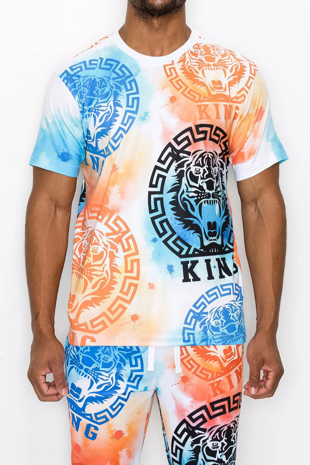 Tie Dye King Tiger T-Shirt - Image 5