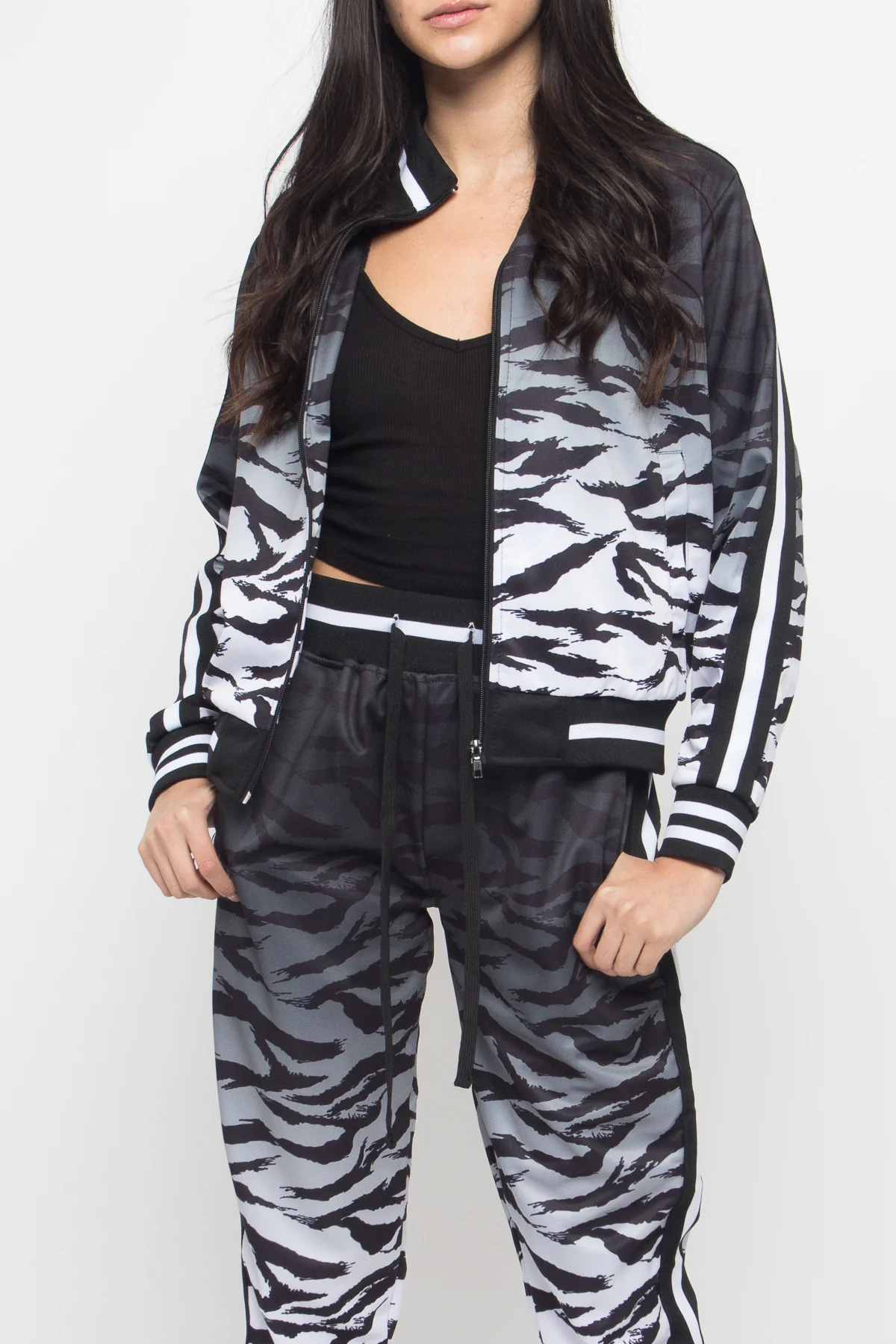 Ombre Gradient Tiger Stripe Tracksuit - Image 7