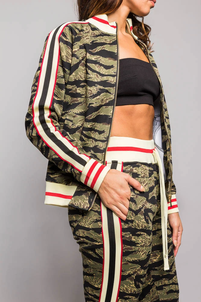 Tiger Print Track Suit Set - Image 6