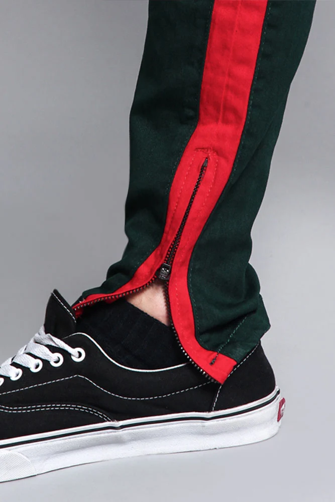 Track Style Zippered Skinny Jean with Accent Band - Image 6