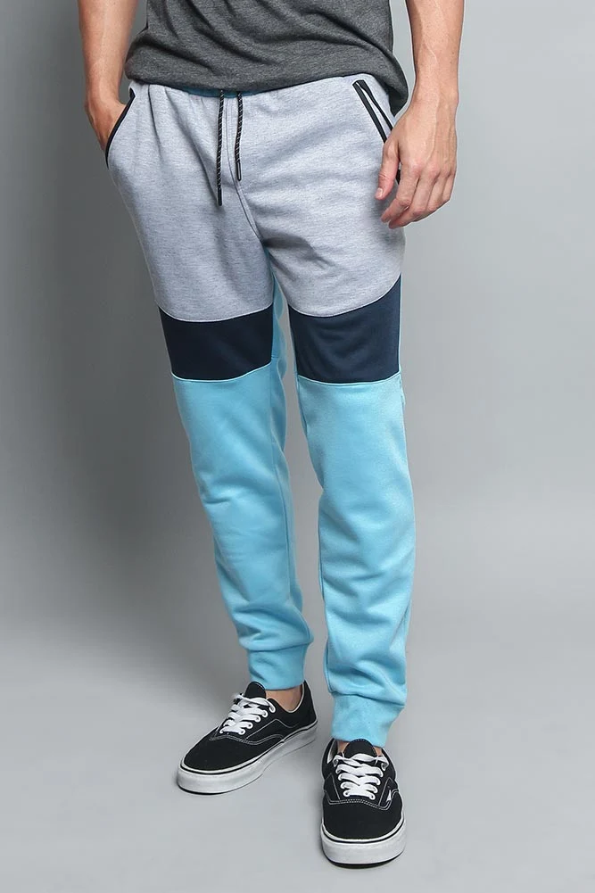 Tri Color Blocked Sweat Pants - Image 31
