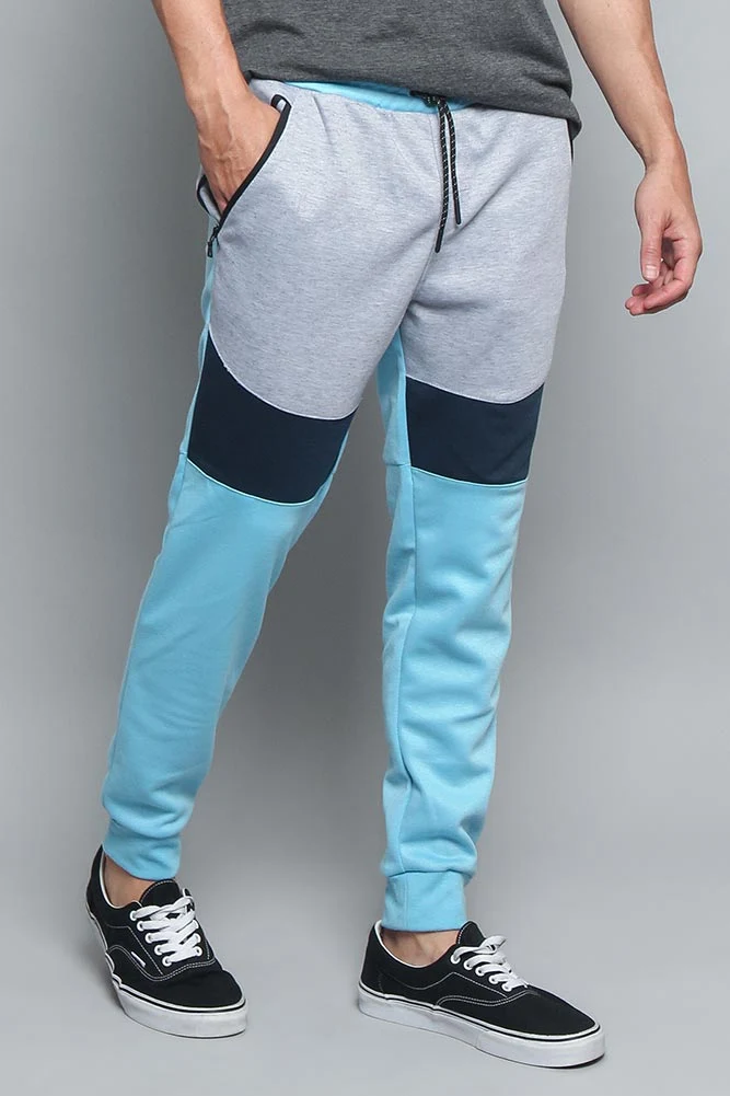 Tri Color Blocked Sweat Pants - Image 34
