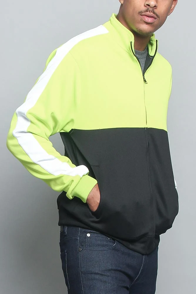 Tri-Colored Track Jacket - Image 4