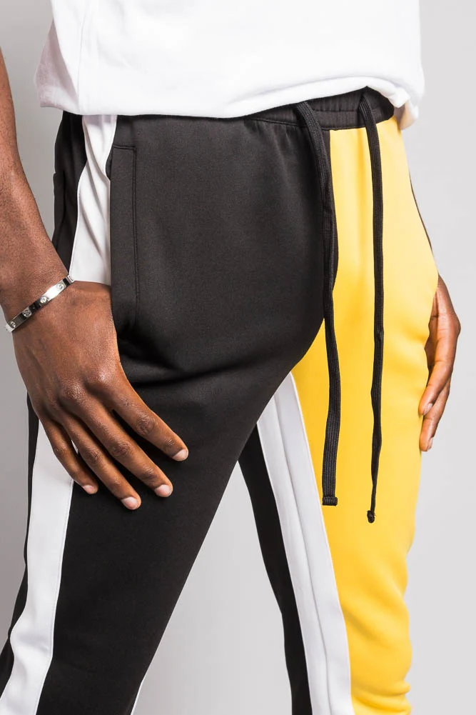 Two Tone Color Blocked Track Pants - Image 5