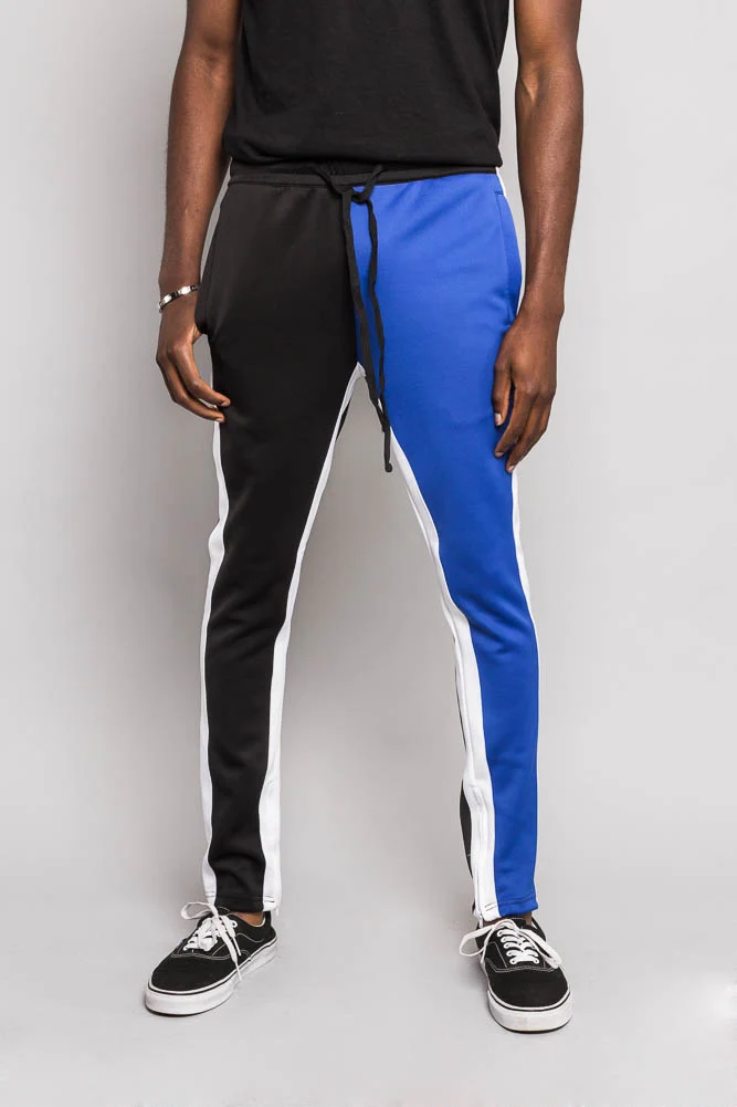 Two Tone Color Blocked Track Pants - Image 8