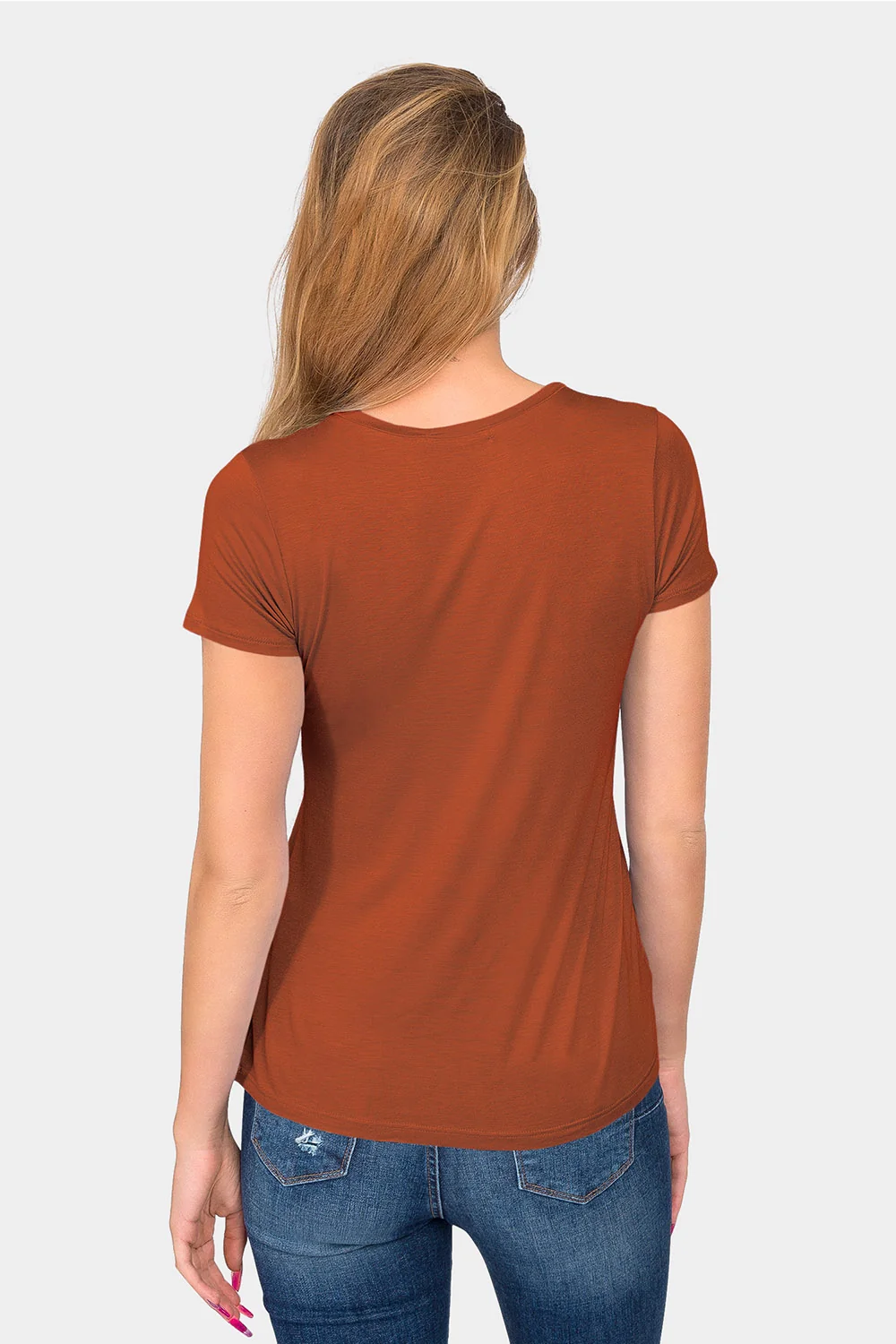 Essential V-Neck Jersey T-Shirt - Image 35