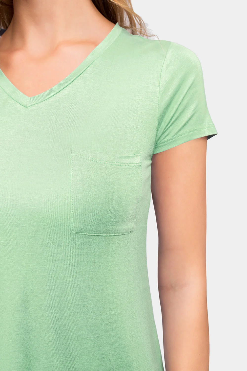 Essential V-Neck Jersey T-Shirt - Image 9