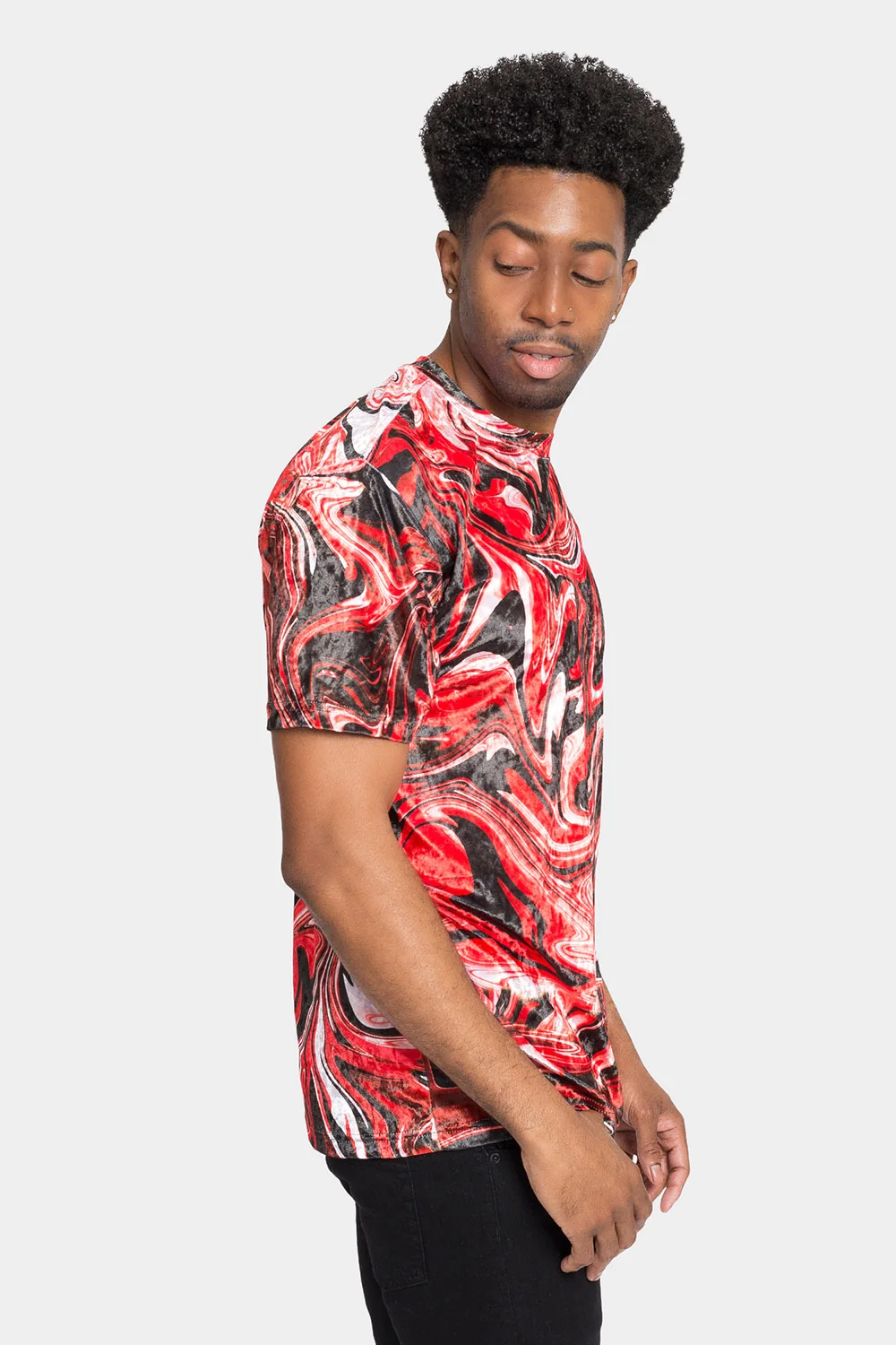 Velvet Marbled T-Shirts - Image 4