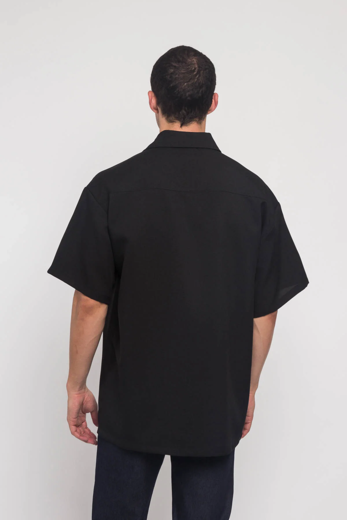 Western Casual Solid Short Sleeve Button Up Shirt - Image 3