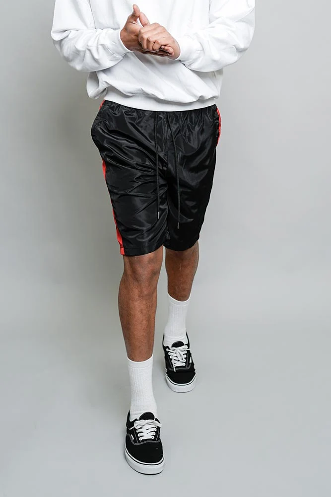 Side Striped Windbreaker Shorts - Image 23