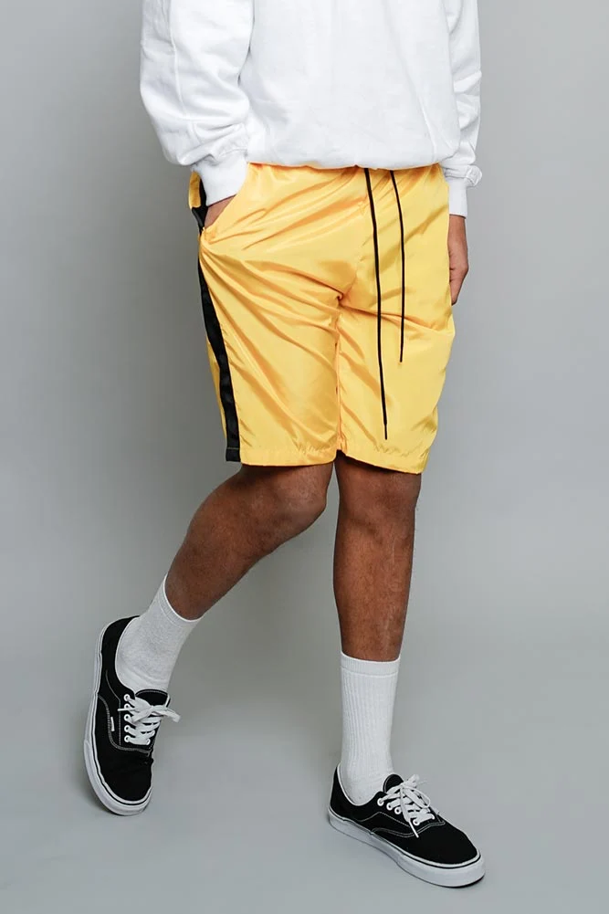 Side Striped Windbreaker Shorts - Image 34