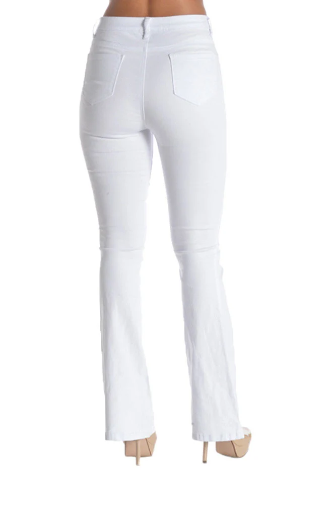 Women's Colored Bootcut Pants - Image 11