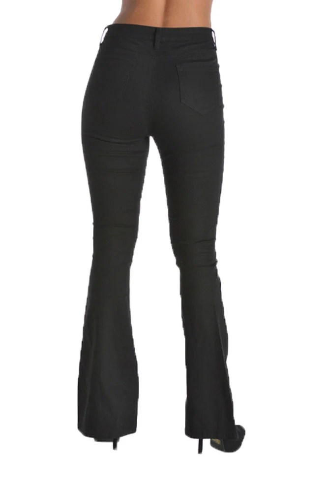 Women's Colored Bootcut Pants - Image 7