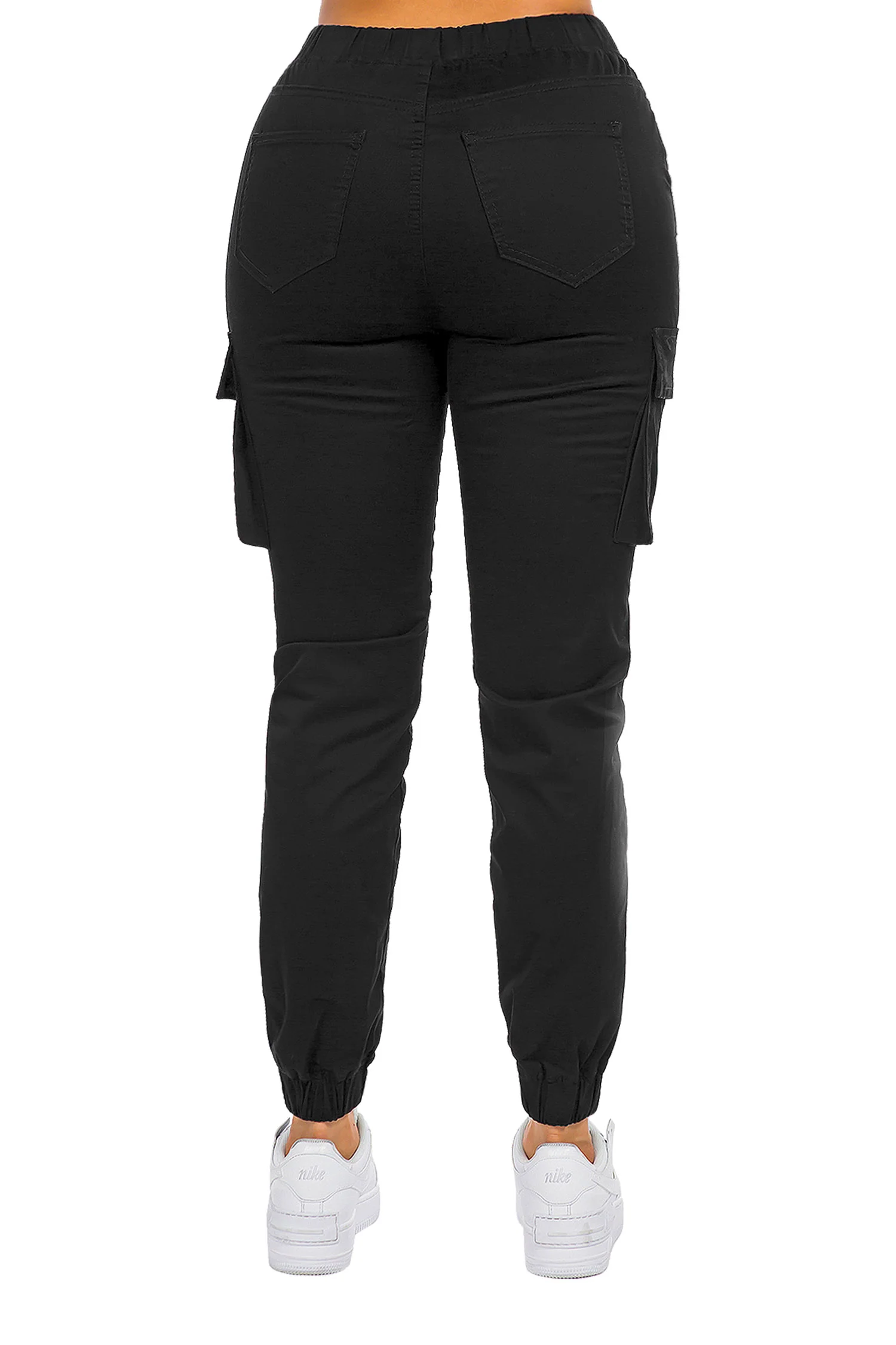 Women's Essential High Rise Cargo Joggers - Image 8