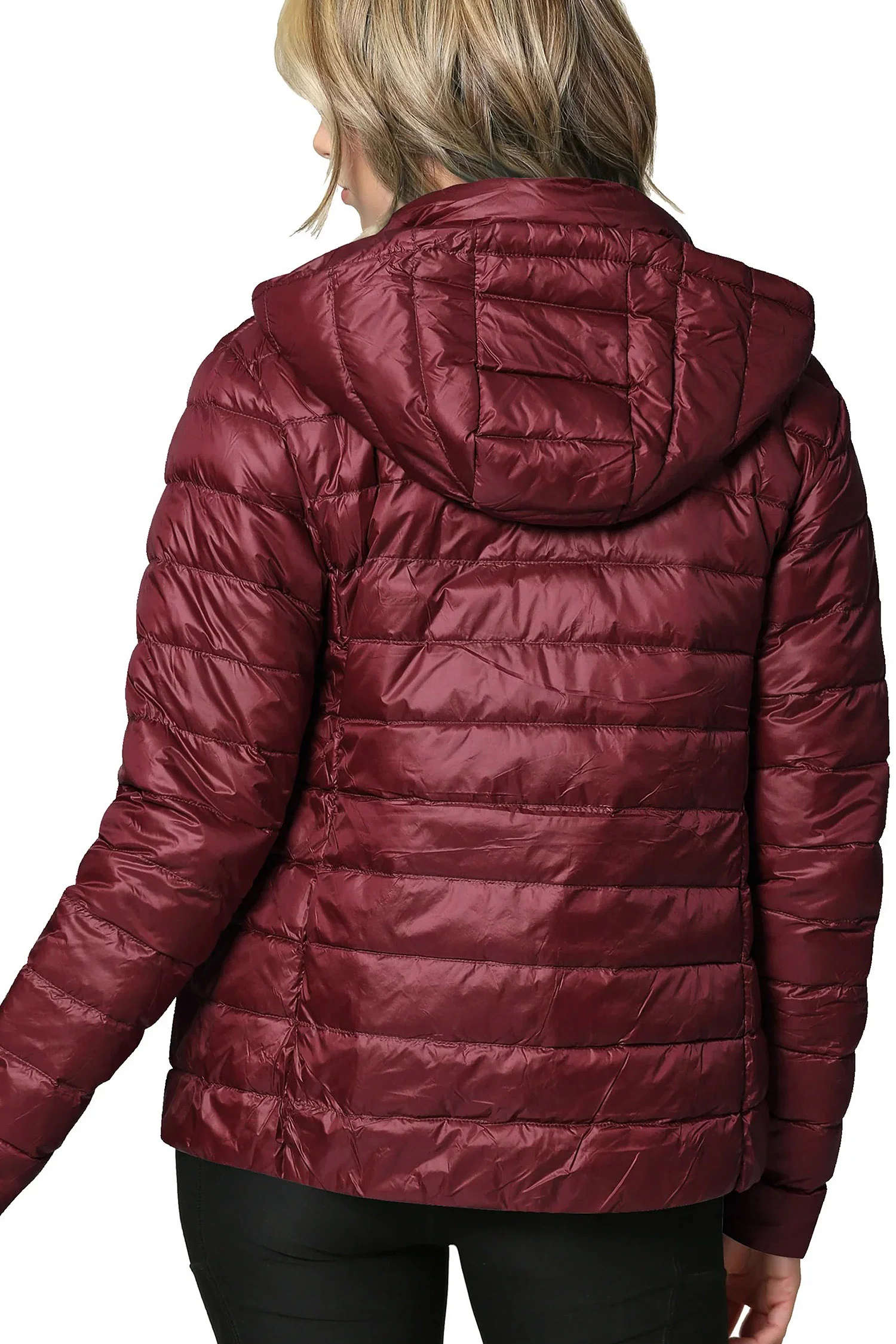 Women's Essential Ultra Light Weight Packable Down Jacket - Image 13