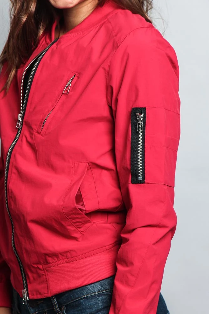 Women's Lightweight Bomber Jacket - Image 30