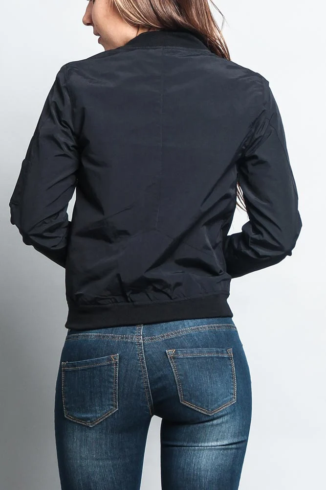 Women's Lightweight Bomber Jacket - Image 5
